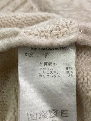 RMAF/ニット/セーター/トップス/ベージュ/F