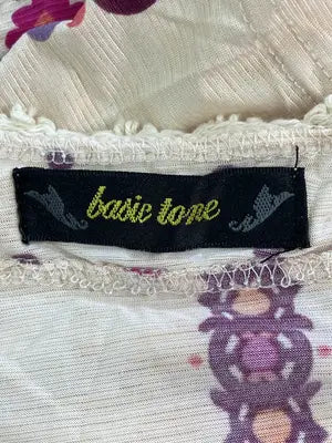 basic tone/Tシャツ/カットソー/トップス/ベージュ/M