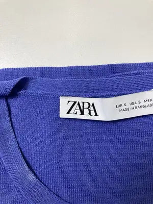 ZARA/ザラ/タンクトップ/トップス/ブルー/EUR S/USA S/MEX 26