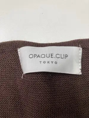 OPAQUE.CLIP/オペークドットクリップ/ニット/セーター/トップス/ブラウン/36/S