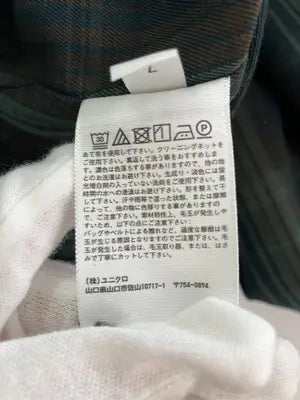 UNIQLO/ユニクロ/シャツ/ブラウス/トップス/グリーン/L
