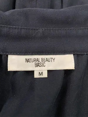 NATURAL BEAUTY BASIC/ナチュラルビューティーベーシック/シャツワンピース/ワンピース/ドレス/ネイビー/M