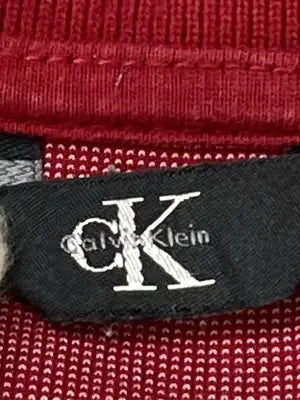 Calvin Klein/カルバンクライン/ポロシャツ/トップス/レッド/XL