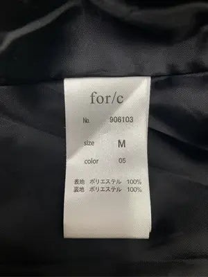 for/c/ロングスカート/スカート/ブラック/M