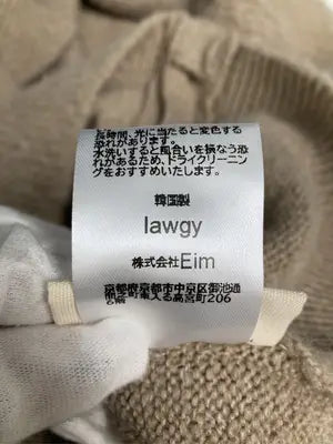lawgy/ラウジー/カーディガン/ボレロ/トップス/ベージュ/F