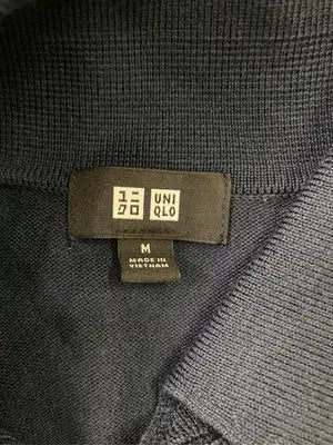 UNIQLO/ユニクロ/ポロシャツ/トップス/ネイビー/M