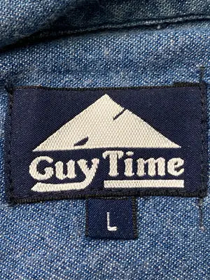 Guy Time/シャツ/ブラウス/トップス/ブルー/L