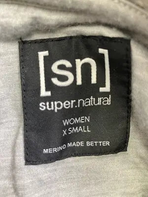 SUPER NATURAL/パーカー/トップス/グレー/X SMALL