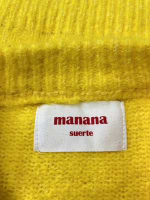 manana suerte/マニャーナスエルテ/ニット/セーター/トップス/イエロー/F