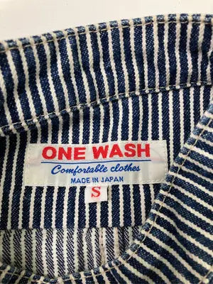 ONE WASH/シャツ/ブラウス/トップス/ネイビー/S