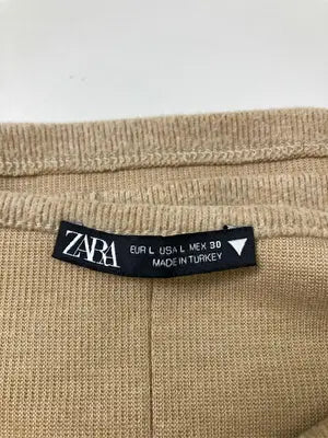 ZARA/ザラ/ワンピース/ワンピース/ドレス/ベージュ/L