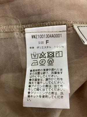 W.W.G/フーズフーギャラリー/シャツ/ブラウス/トップス/ブラウン/FREE