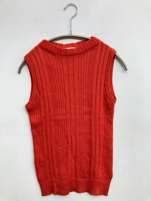 a.v.v/アーヴェヴェ/ノースリーブ/トップス/レッド/S