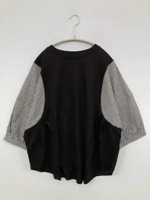 JUNOAH/ジュノア/Tシャツ/カットソー/トップス/ブラック/L