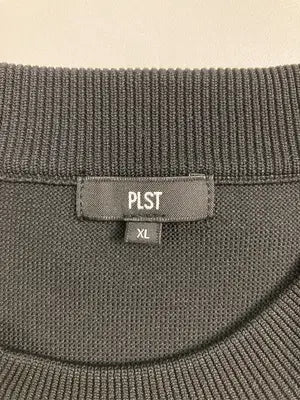 PLST/プラステ/Tシャツ/カットソー/トップス/ブラック/XL