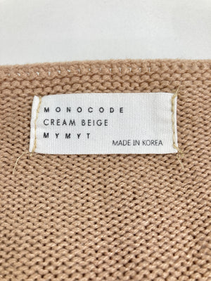 MONOCODE/モノコード/ニット/セーター/トップス/ベージュ