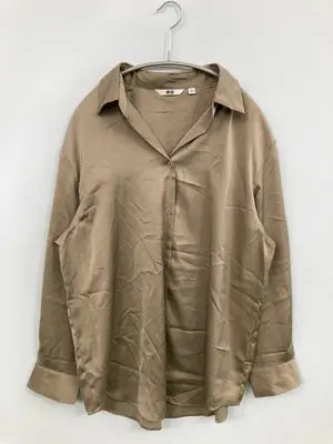 UNIQLO/ユニクロ/シャツ/ブラウス/トップス/ブラウン/XL