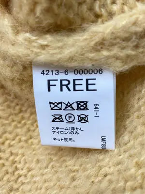 CITEN/シテン/ニット/セーター/トップス/イエロー/FREE