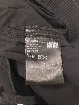 UNIQLO/ユニクロ/カーゴパンツ/パンツ/ブラック/L