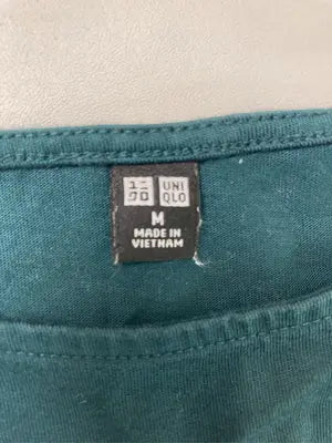 UNIQLO/ユニクロ/Tシャツ/カットソー/トップス/グリーン/M