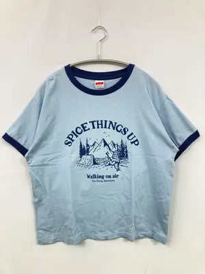 niko and .../ニコアンド/Tシャツ/カットソー/トップス/スカイブルー/M