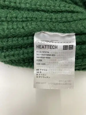 UNIQLO/ユニクロ/ニットキャップ/ビーニー/帽子/グリーン/ONE SIZE
