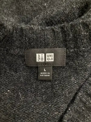 UNIQLO/ユニクロ/ニット/セーター/トップス/グレー/L