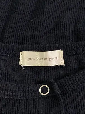 apres jour mignon/アプレジュールミニョン/Tシャツ/カットソー/トップス/ブラック/F
