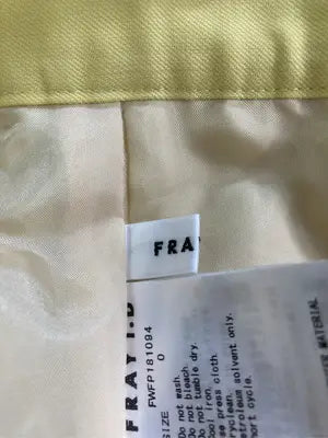 FRAY I.D/フレイアイディー/その他パンツ/パンツ/イエロー/0