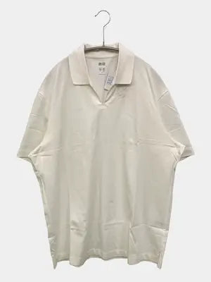 UNIQLO/ユニクロ/ポロシャツ/トップス/ホワイト/L