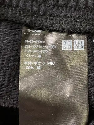 UNIQLO/ユニクロ/スウェットパンツ/パンツ/ブラック/M
