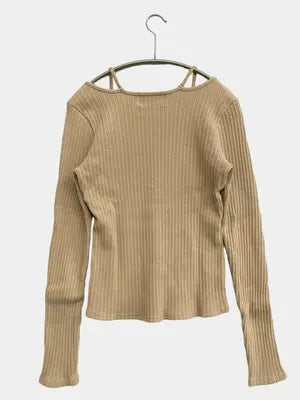 CAPRICIEUX LE'MAGE/カプリシュレマージュ/Tシャツ/カットソー/トップス/ベージュ/F