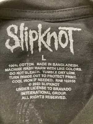 SlipKnot/Tシャツ/カットソー/トップス/ブラック/L