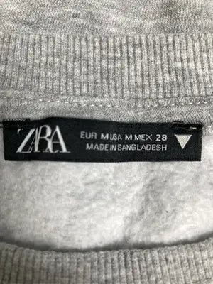 ZARA/ザラ/スウェット/トップス/グレー/USA M