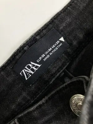 ZARA/ザラ/デニムパンツ/パンツ/ブラック/EUR36 USA04 MEX26