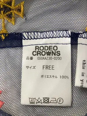 RODEO CROWN/ロデオクラウンズ/チューブトップ/トップス/ブラック/FREE