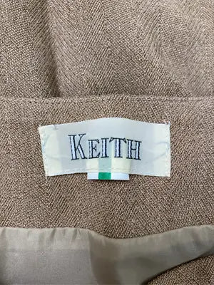 KEITH/キース/ショート/ミニスカート/スカート/ベージュ