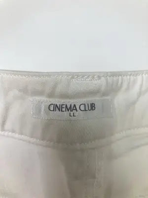 CINEMA CLUB/シネマクラブ/デニムパンツ/パンツ/ホワイト/LL