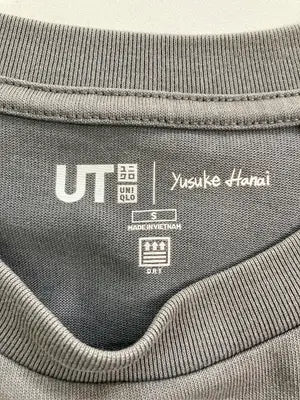 UNIQLO/ユニクロ/Tシャツ/カットソー/トップス/グレー/S