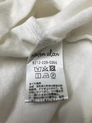 steven alan/スティーブンアラン/Tシャツ/カットソー/トップス/ホワイト