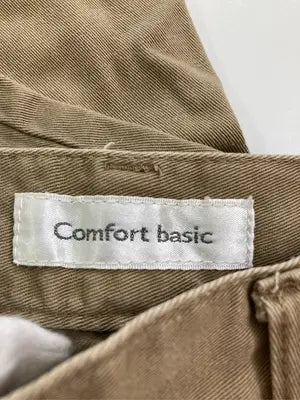 Comfort basic/コンフォートベーシック/チノパンツ/パンツ/ブラウン/M