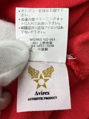 AVIREX/アヴィレックス/ポロシャツ/トップス/レッド/L