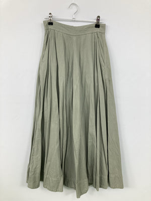 YANUK/ヤヌーク/ロングスカート/スカート/ライトグリーン/XS