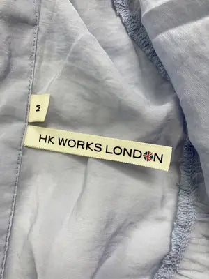 HK WORKS LOMDON/シャツ/ブラウス/トップス/スカイブルー/M
