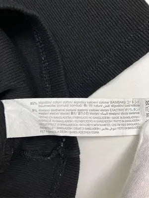 ZARA/ザラ/Tシャツ/カットソー/トップス/ブラック/USA L