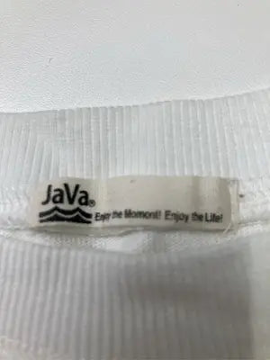 JaVa/ジャバ/Tシャツ/カットソー/トップス/ホワイト/L