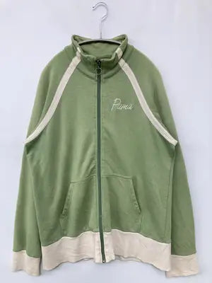 PUMA/プーマ/ジャージ/トラックジャケット/トップス/グリーン/L