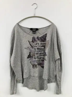Tシャツ/カットソー/トップス/グレー/XS
