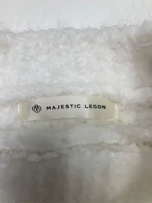 MAJESTIC LEGON/マジェスティックレゴン/ニット/セーター/トップス/ホワイト/M