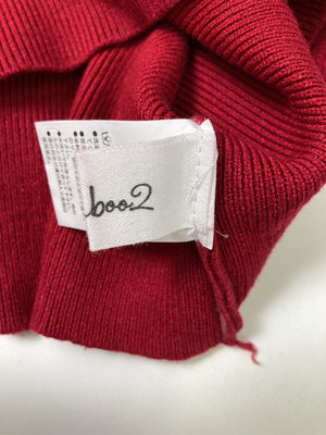 Bamboo2/バンブーツー/ニット/セーター/トップス/レッド/F